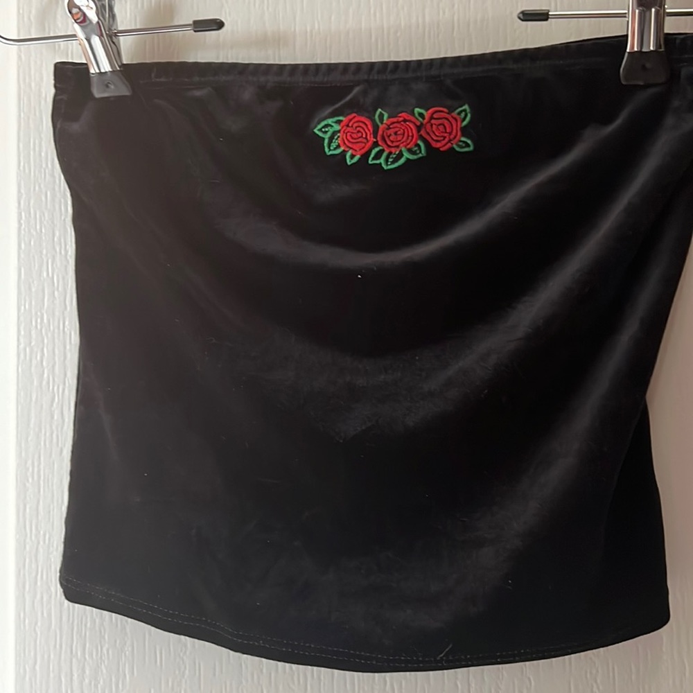 Cropped tube top
